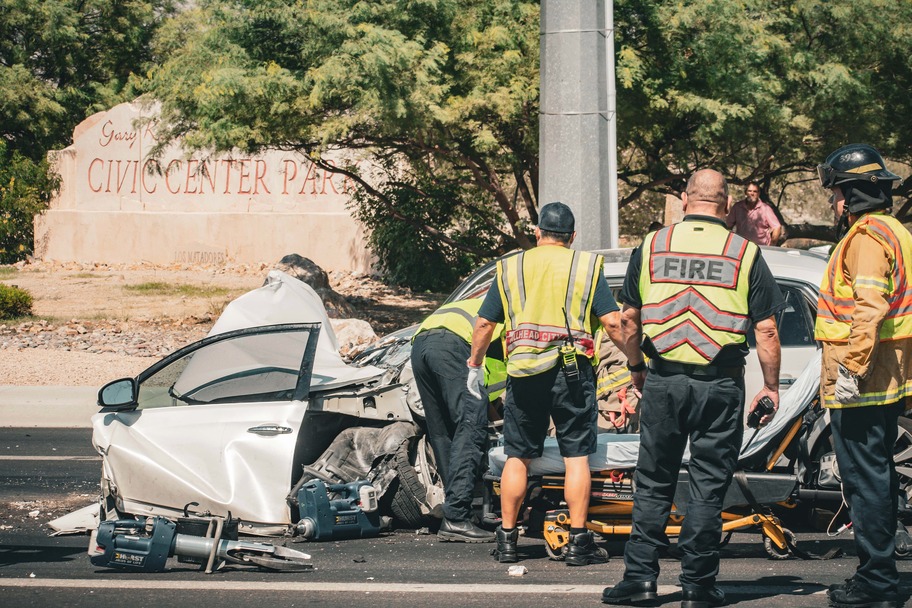 Three-Vehicle Collision on Highway 95 Sends One Man to Las Vegas Hospital